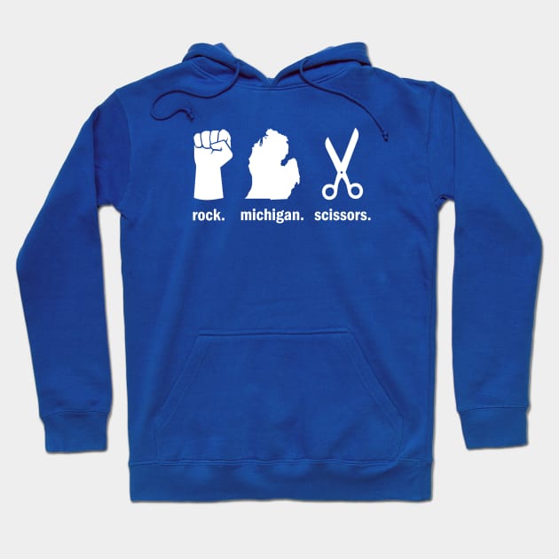 Rock. Michigan. Scissors. Hoodie by futiledesigncompany